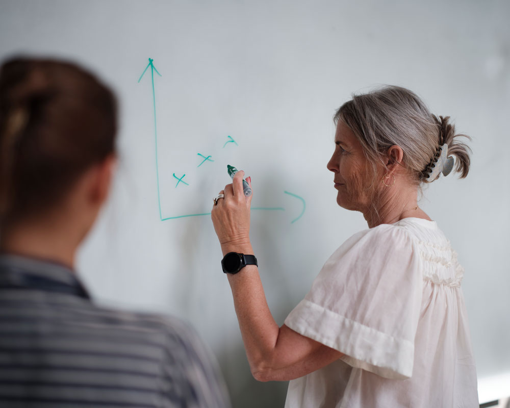 Marie Louise i samtale